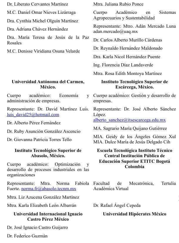 Organizadores Congreso