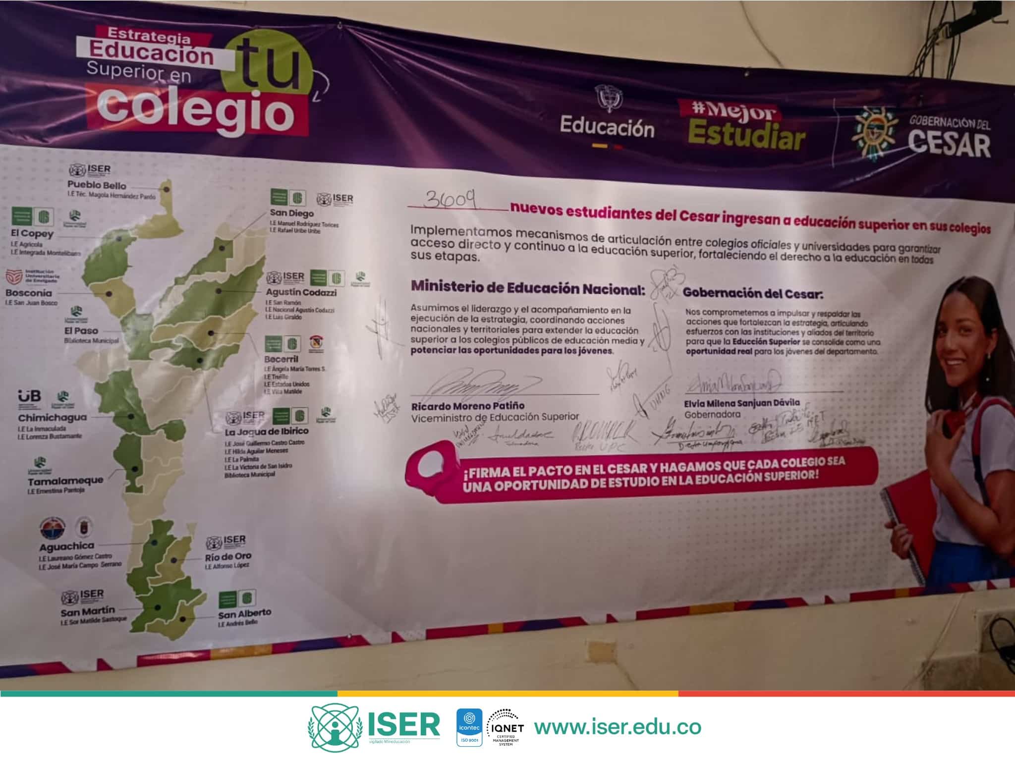 El Instituto Superior De Educación Rural Iser Participó En El Lanzamiento De La Estrategia “Educación Superior En Tu Colegio”