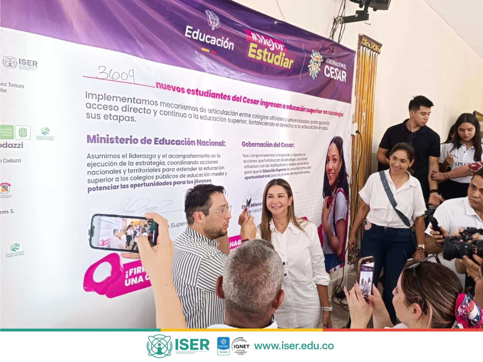 El Instituto Superior De Educación Rural Iser Participó En El Lanzamiento De La Estrategia “Educación Superior En Tu Colegio”