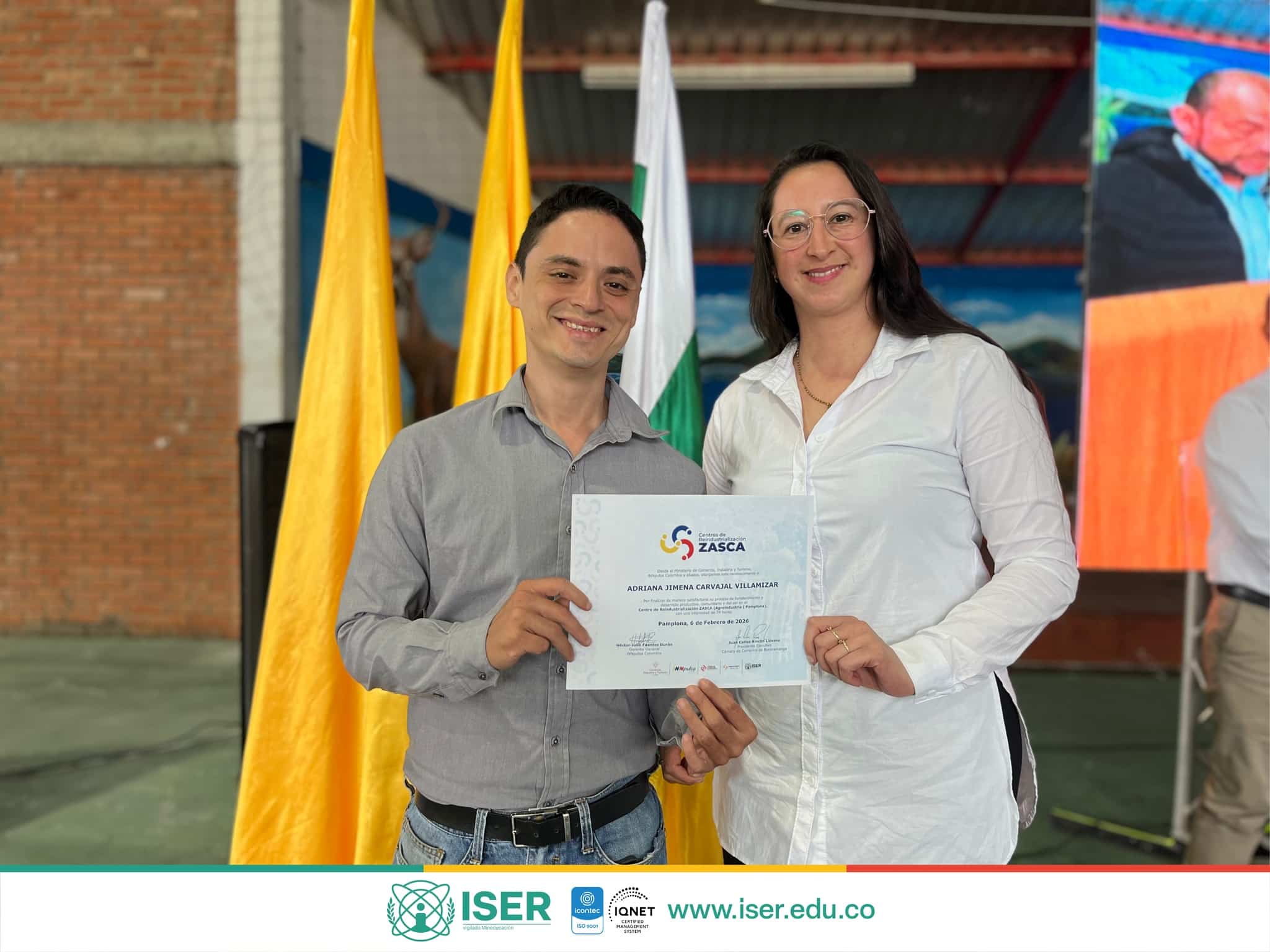 Acto De Cierre Y Graduación De La Primera Cohorte Del Centro De Reindustrialización Zasca Agroindustria Pamplona – Lácteos