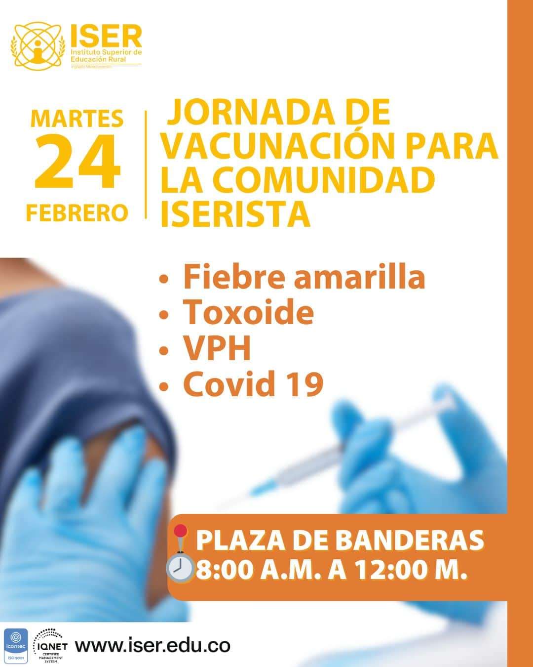 Iser|Jornada De Vacunación Para La Comunidad Iserista