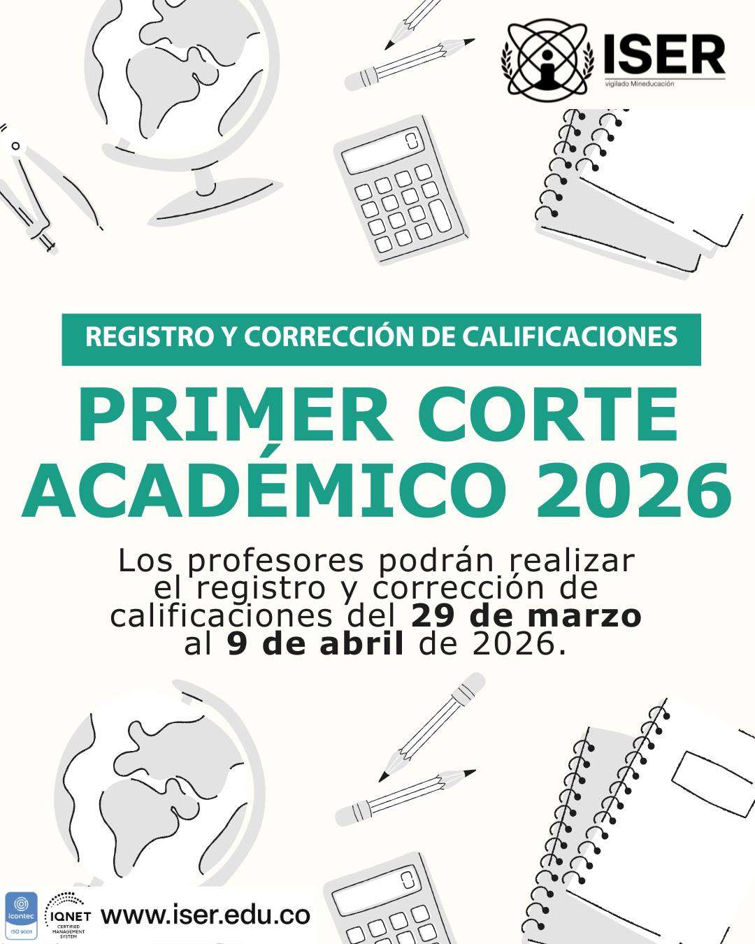 Primer Corte Académico 2026