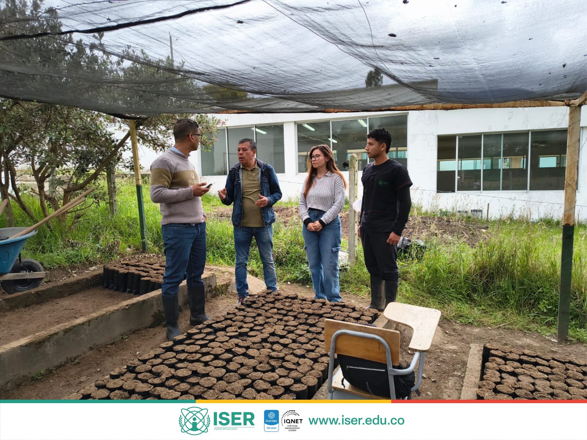 Corponor Realizó Una Visita Al Vivero Del Instituto Superior De Educación Rural Iser
