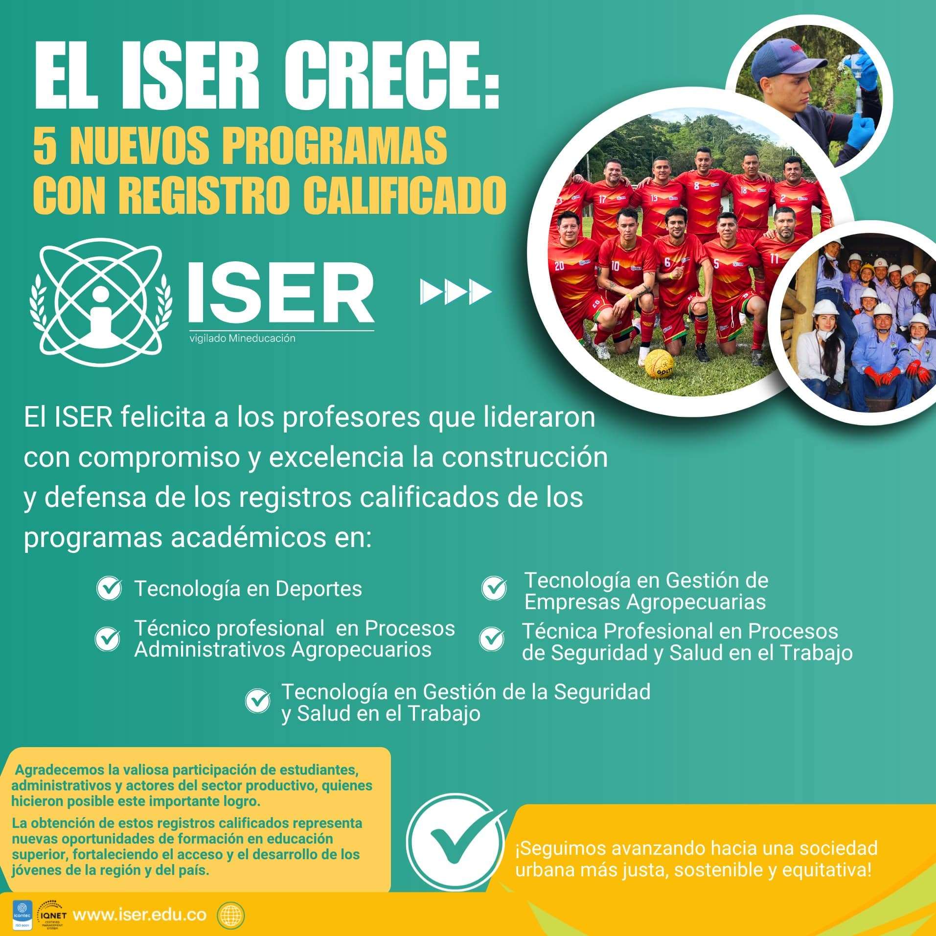 ¡El Iser Sigue Creciendo!