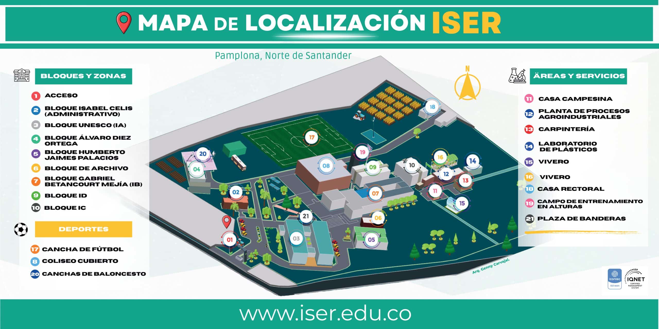 Mapa De Ubicación Institucional