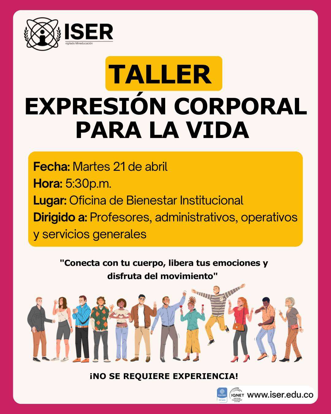 Taller De Expresión Corporal Para La Vida