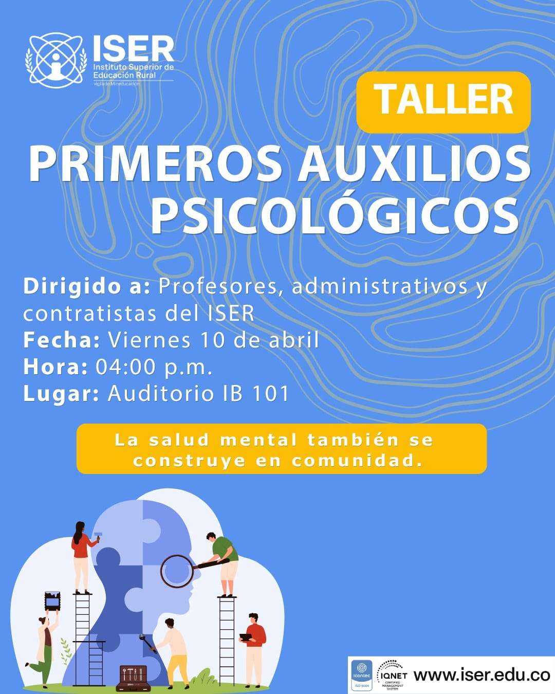 Taller De Primeros Auxilios Psicológicos