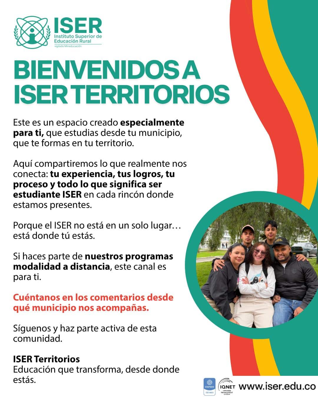 ¡Bienvenidos A Iser Territorios!
