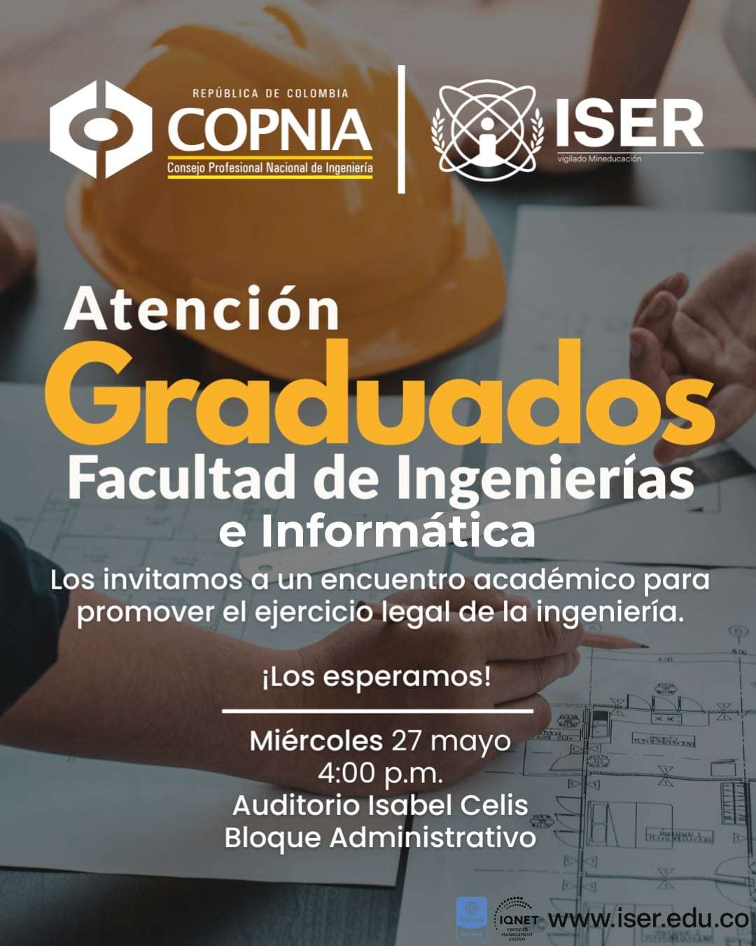 Graduados De La Facultad De Ingenierías E Informática Del Iser.