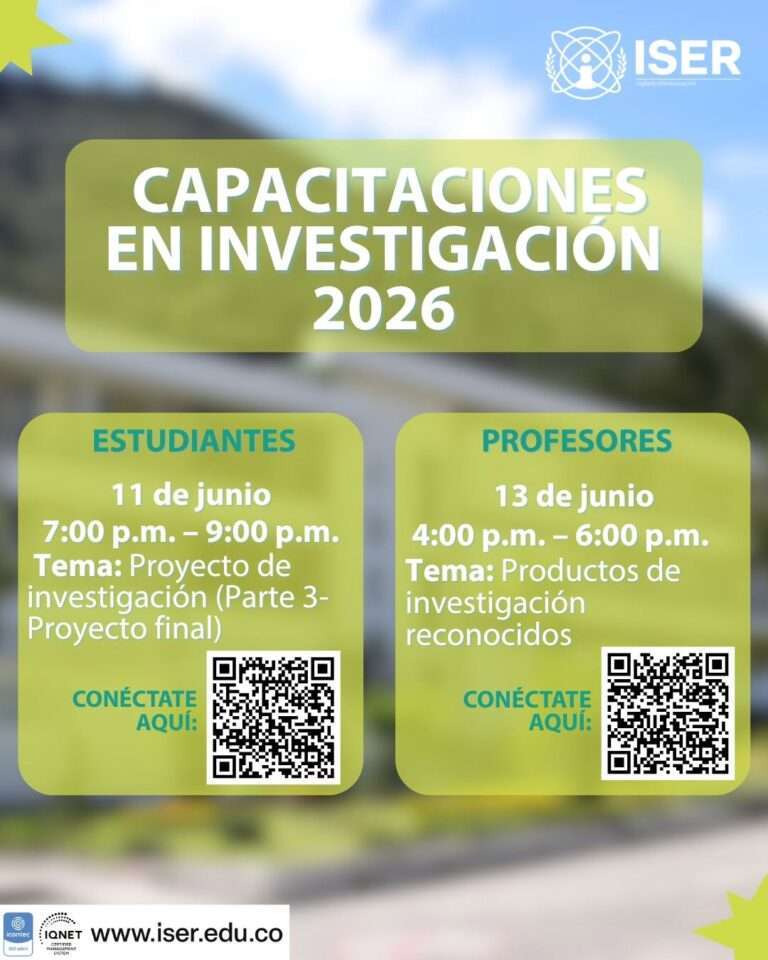 Capacitaciones en Investigación 2026