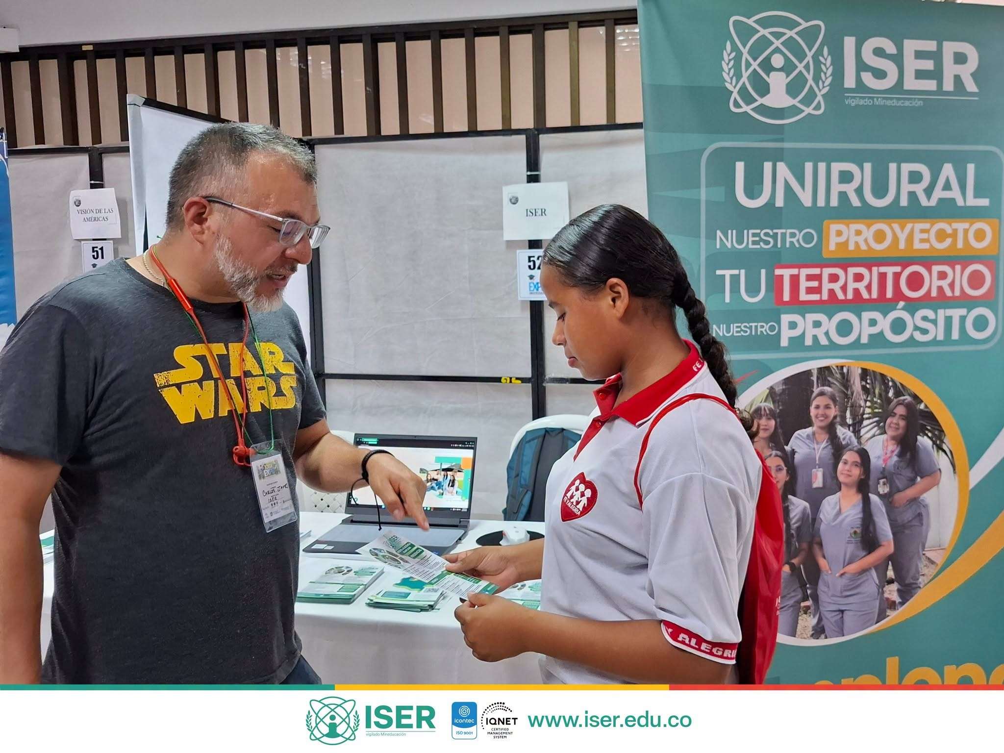 ISER | El Instituto Superior de Educación Rural ISER participó en la XXIX Expo Universidades 2026 El Instituto Superior de Educación Rural ISER participó en la XXIX Expo Universidades 2026 2