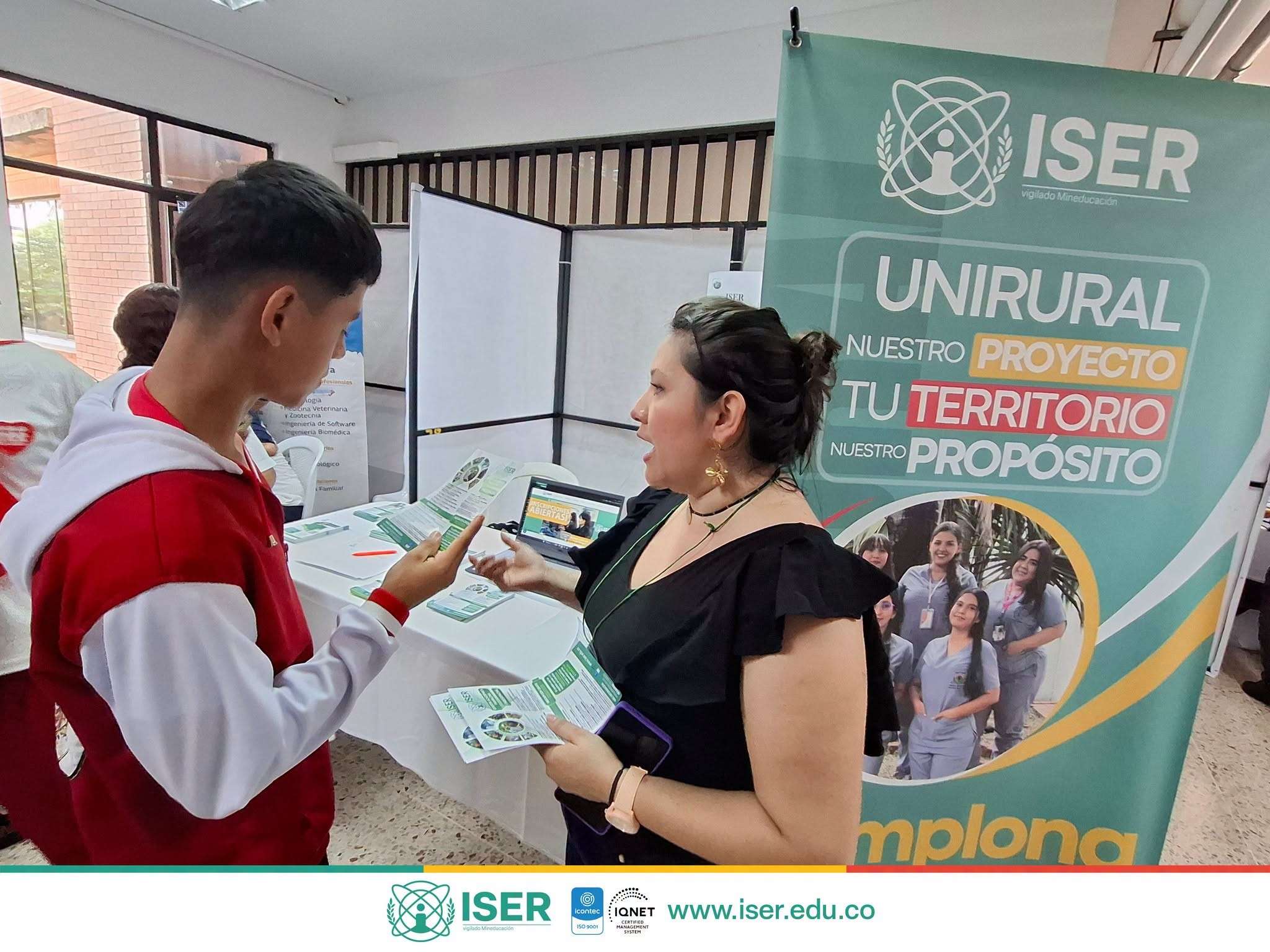 ISER | El Instituto Superior de Educación Rural ISER participó en la XXIX Expo Universidades 2026 El Instituto Superior de Educación Rural ISER participó en la XXIX Expo Universidades 2026 4