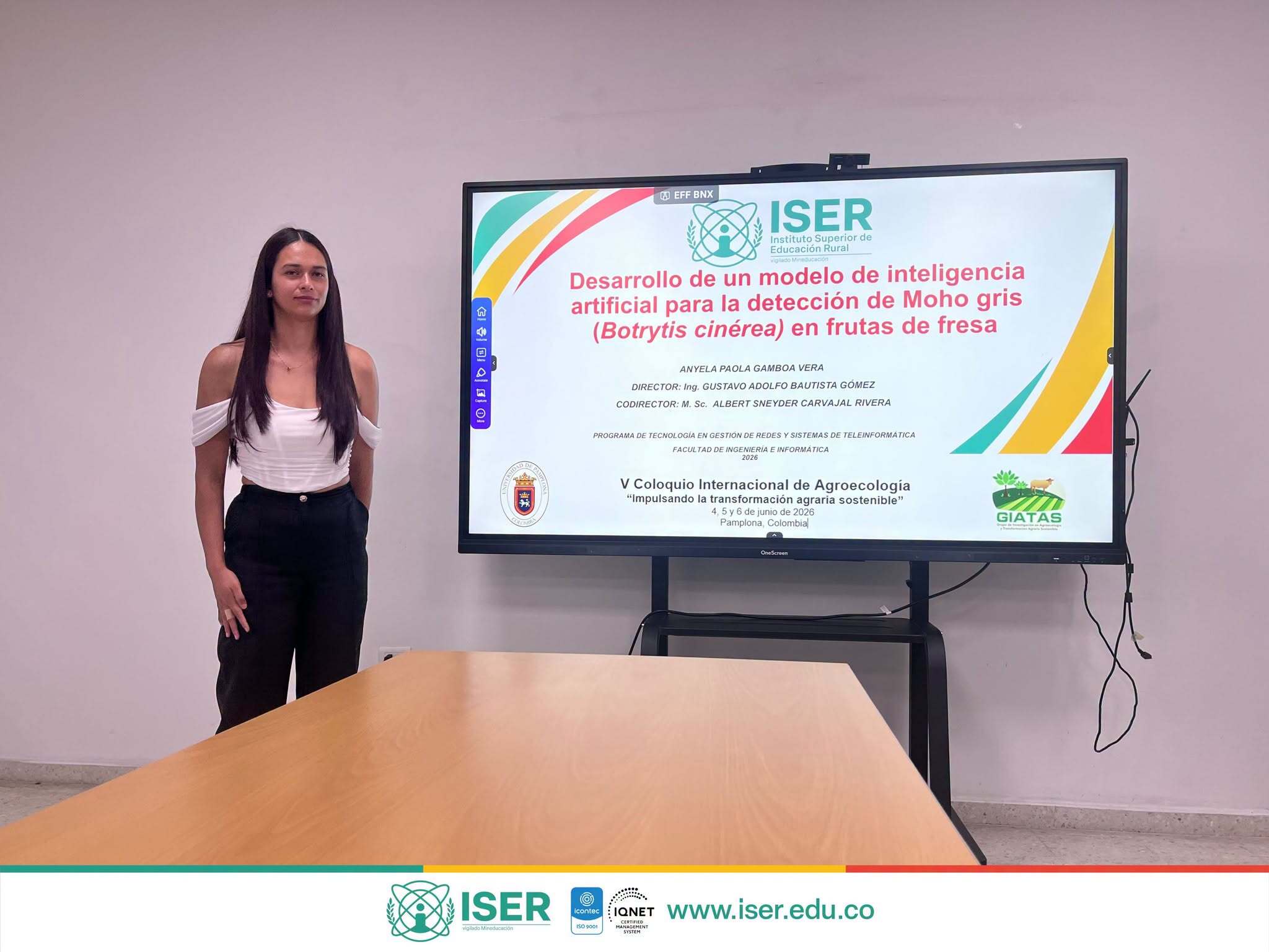 ISER | Estudiante ISER participa en Coloquio Internacional de Agroecología Estudiante ISER participa en Coloquio Internacional de Agroecología 1