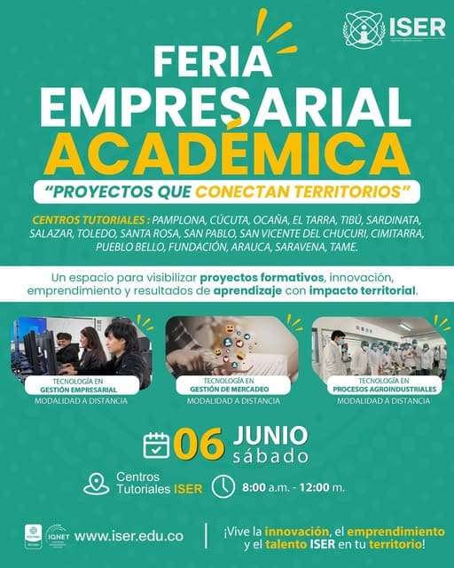Feria Empresarial Académica “Proyectos que Conectan Territorios”
