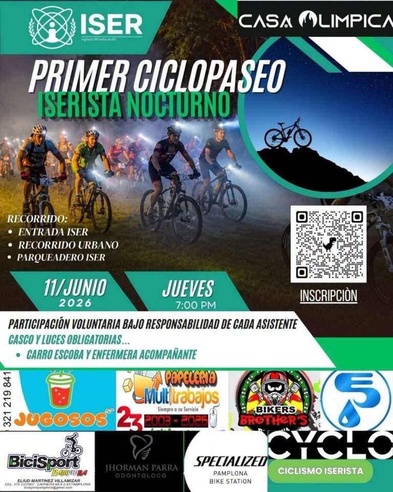 Primer ciclopaseo iserista nocturno